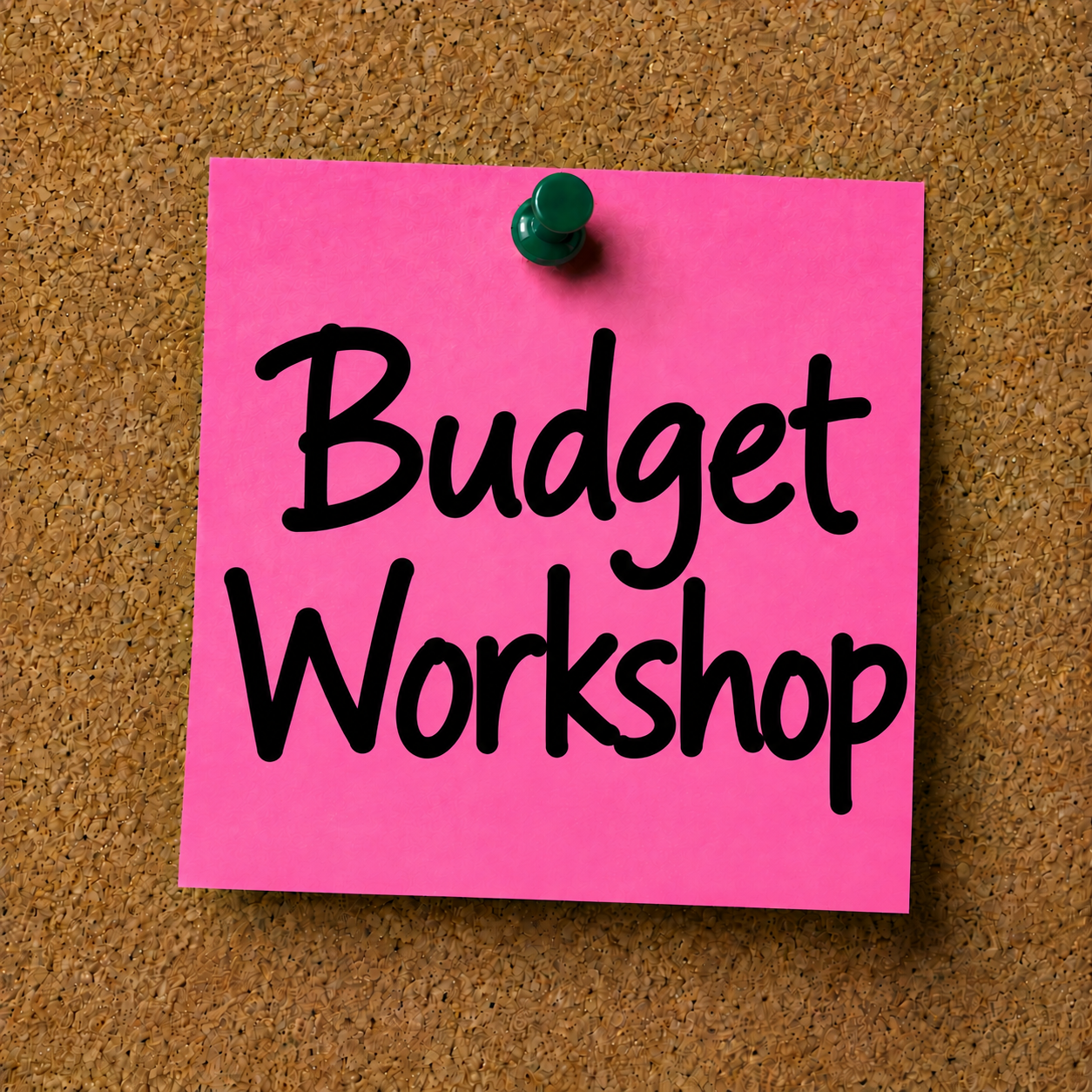 Budget Workshop Notice